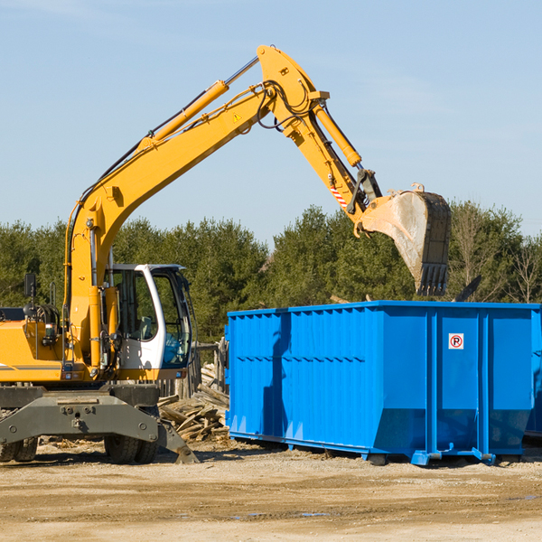 what kind of customer support is available for residential dumpster rentals in Red Corral